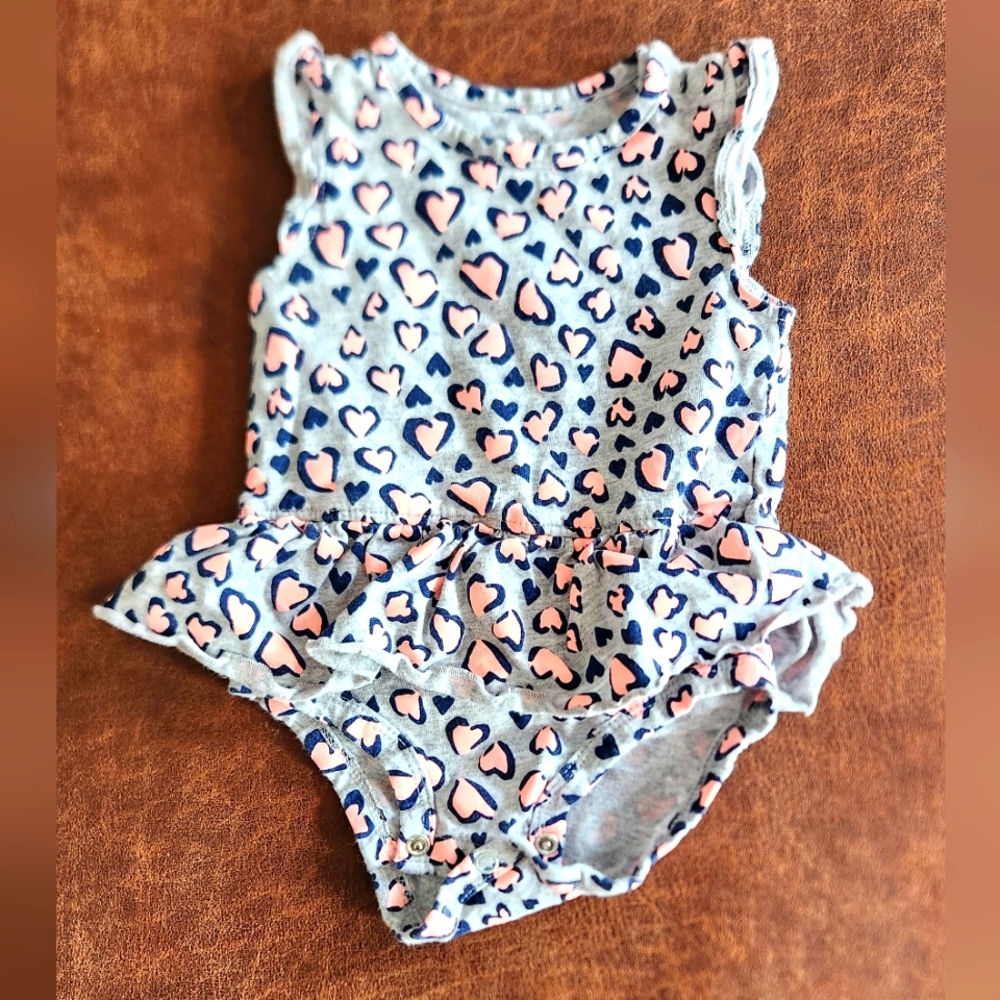 Carter's Heart Onsie for Baby Girl